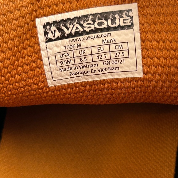 Vasque Juxt 7006 Suede Hiking Shoe Men’s Size 9.5 - Picture 12 of 14